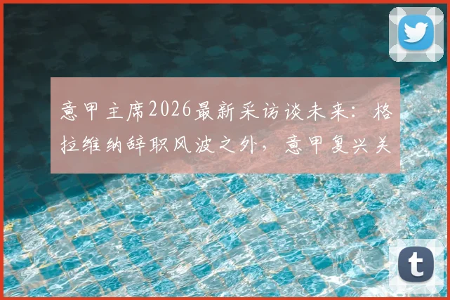 意甲主席2026最新采访谈未来：格拉维纳辞职风波之外，意甲复兴关键举措解读